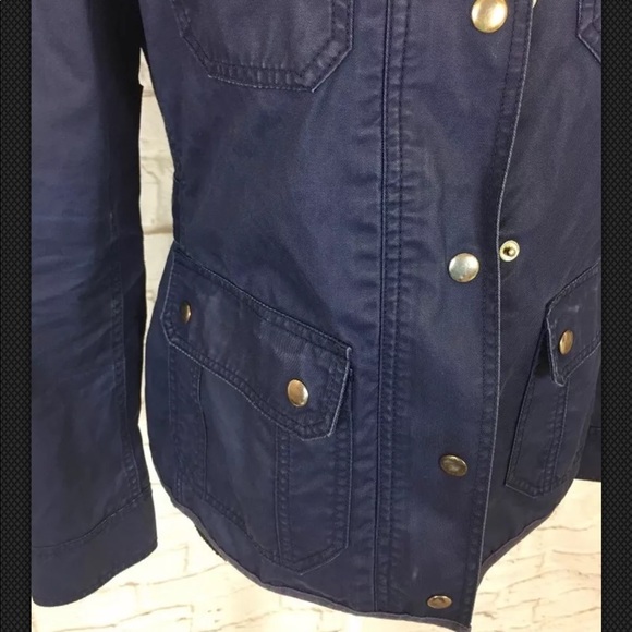 J. Crew Downtown BLUE FIELD JACKET XS - Picture 3 of 8